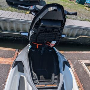 Storage compartment of a Seadoo GTX